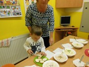 Odpolední zdravá svačinka s rodiči